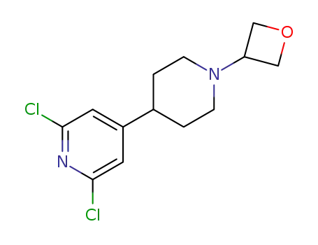 2,6-dichloro-4-[1-(oxetan-3-yl)piperidin-4-yl]pyridine