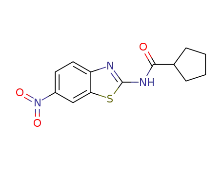 N-(6-nitrobenzothiazol-2-yl)cyclopentanecarboxamide
