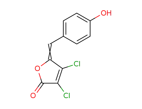 3,4-dichloro-5-(4-hydroxybenzylidene)furan-2(5H)-one