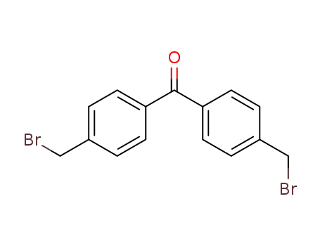 Molecular Structure of 31352-40-6 (bis(4-(broMoMethyl)phenyl)Methanone)