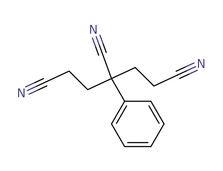 Molecular Structure of 16320-20-0 (3-phenyl-1,3,5-pentanetricarbonitrile)
