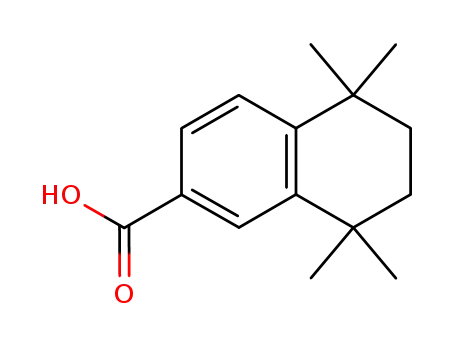Molecular Structure of 103031-30-7 (5,5,8,8-TETRAMETHYL-5,6,7,8-TETRAHYDRO-2-NAPHTHALENECARBOXYLIC ACID)