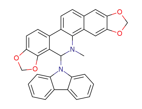 6-(carbazol-1-yl)-5,6-dihydrosanguinarine