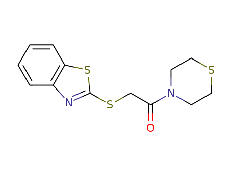 2-(benzo[d]thiazol-2-ylthio)-1-thiomorpholinoethanone