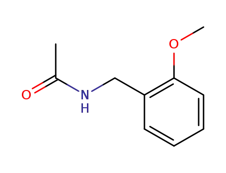 Molecular Structure of 63452-53-9 (Acetamide, N-[(2-methoxyphenyl)methyl]-)