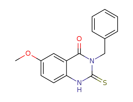 3-benzyl-2,3-dihydro-6-methoxy-2-thioxoquinazolin-4(1H)-one