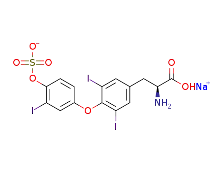 O-[3-iodo-4-(sulfooxy)phenyl]-3,5-diiodo-L-tyrosine sodium salt