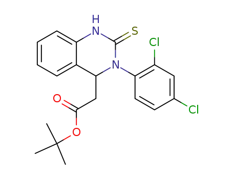 tert-butyl 2-(3-(2,4-dichlorophenyl)-2-thioxo-1,2,3,4-tetrahydroquinazolin-4-yl)acetate