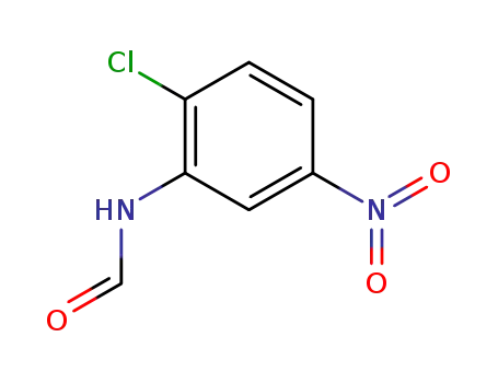 Molecular Structure of 53666-48-1 (N-(2-chloro-5-nitrophenyl)formamide)