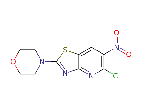 4-(5-chloro-6-nitrothiazolo[4,5-b]pyridin-2-yl)morpholine