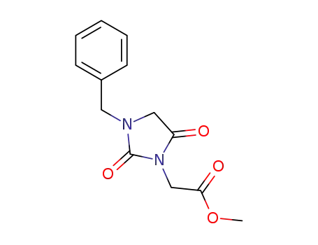 methyl 2-(3-benzyl-2,5-dioxoimidazolidin-1-yl)acetate