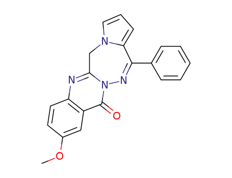 9-methoxy-14-phenylpyrrolo[2',1':4,5][1,2,5]triazepino[7,1-b]quinazolin-11(5H)-one