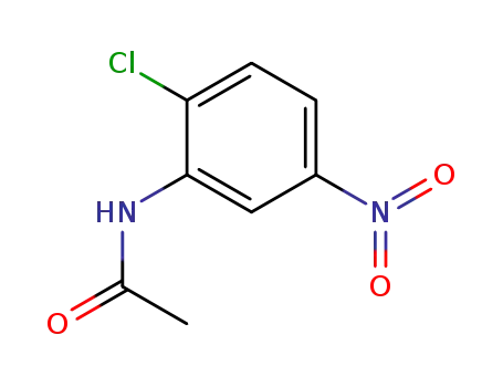 Molecular Structure of 4031-81-6 (N-(2-CHLORO-5-NITROPHENYL)ACETAMIDE)