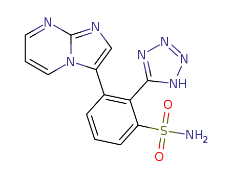 3-imidazo[1,2-a]pyrimidin-3-yl-2-(1H-tetrazol-5-yl)benzenesulfonamide