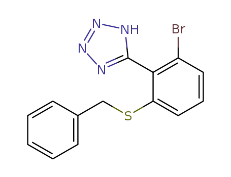 5-(2-(benzylthio)-6-bromophenyl)-1H-tetrazole