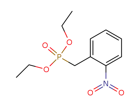 Molecular Structure of 4914-12-9 (Phosphonic acid, [(2-nitrophenyl)methyl]-, diethyl ester)
