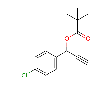 1-(4-chlorophenyl)prop-2-ynyl pivalate