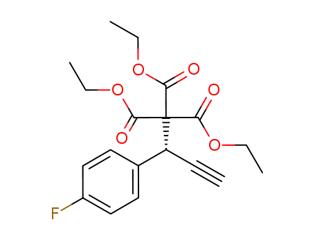 (R)-triethyl 2-(4-fluorophenyl)but-3-yne-1,1,1-tricarboxylate