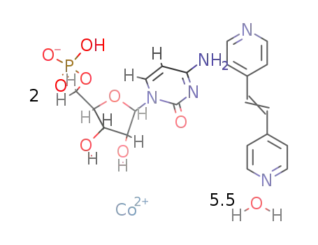 [Co(HCMP)2(bis(4-pyridyl)ethylene)(H2O)2]·3.5H2O