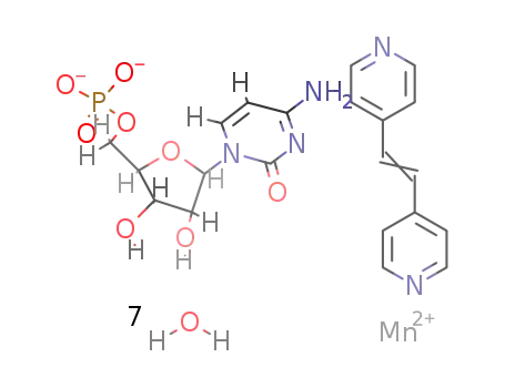 [Mn(bis(4-pyridyl)ethylene)(H2O)4]·(CMP)·3H2O
