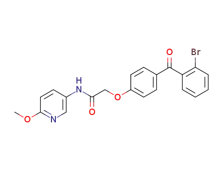 2-[4-(2-bromobenzoyl)phenoxy]-N-(6-methoxypyridin-3-yl)acetamide