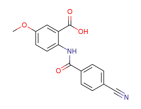 2-(4-cyanobenzamido)-5-methoxybenzoic acid