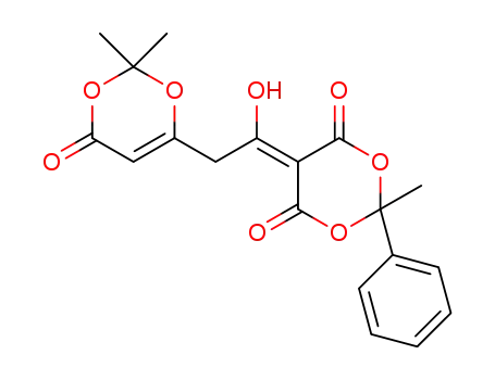 5-(2-(2,2-dimethyl-4-oxo-4H-1,3-dioxin-6-yl)-1-hydroxyethylidene)-2-methyl-2-phenyl-1,3-dioxane-4,6-dione