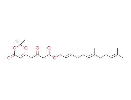 (2E,6E)-3,7,11-trimethyldodeca-2,6,10-trienyl 4-(2,2-dimethyl-4-oxo-4H-1,3-dioxin-6-yl)-3-oxobutanoate