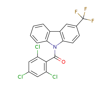 9-(2,4,6-trichlorobenzoyl)-3-trifluoromethyl-9H-carbazole