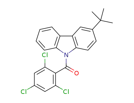 9-(2,4,6-trichlorobenzoyl)-3-(1,1-dimethylethyl)-9H-carbazole