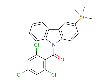 9-(2,4,6-trichlorobenzoyl)-3-trimethylsilyl-9H-carbazole