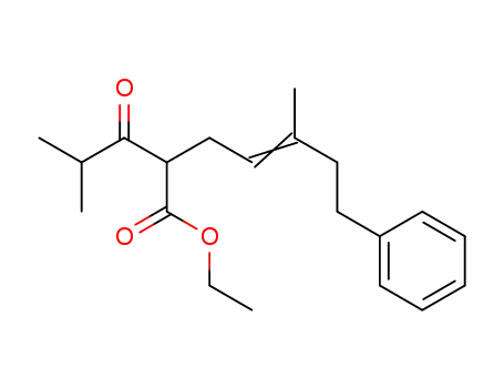 ethyl 5-methyl-2-(2-methylpropanoyl)-7-phenylhept-4-enoate