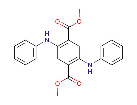 Molecular Structure of 4898-58-2 (dimethyl 2,5-dianilinocyclohexa-1,4-diene-1,4-dicarboxylate)