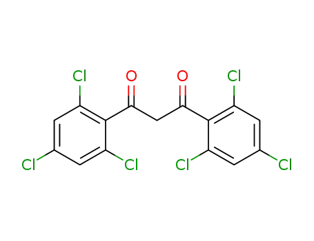 Molecular Structure of 65305-79-5 (1,3-Propanedione, 1,3-bis(2,4,6-trichlorophenyl)-)