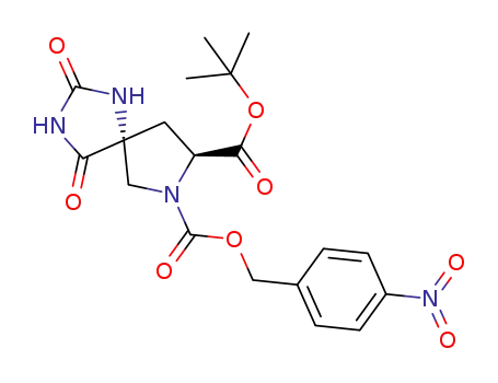 8-(tert-butyl) 7-(4-nitrobenzyl) (5R,8S)-2,4-dioxo-1,3,7-triazaspiro[4.4]nonane-7,8-dicarboxylate