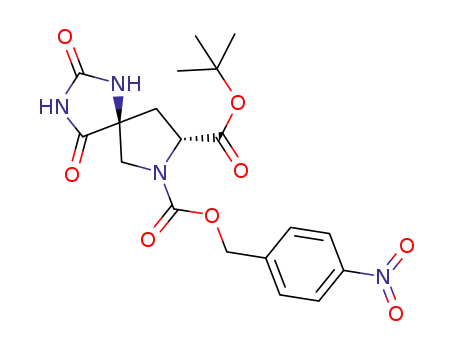 8-(tert-butyl) 7-(4-nitrobenzyl) (5S,8R)-2,4-dioxo-1,3,7-triazaspiro[4.4]nonane-7,8-dicarboxylate