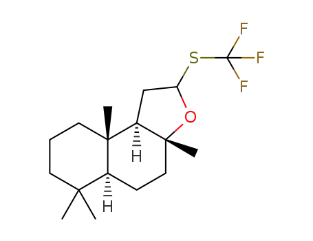 (3aR,5aS,9aS,9bR)-3a,6,6,9a-tetramethyl-2-((trifluoromethyl)thio)dodecahydronaphtho[2,1-b]furan