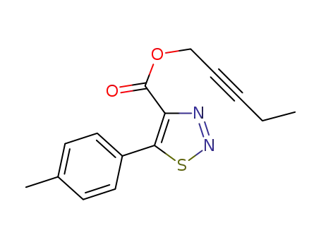 pent-2-yn-1-yl 5-(p-tolyl)-1,2,3-thiadiazole-4-carboxylate