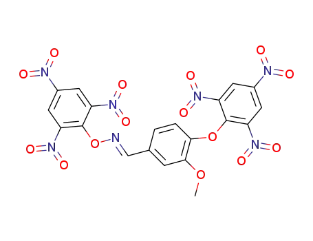 3-methoxy-4-picryloxy-benzaldehyde-(O-picryl-seqtrans-oxime )