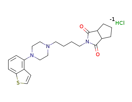 2-(4-(4-(benzo[b]thiophen-4-yl)piperazin-1-yl)butyl)tetrahydrocyclopenta[c]pyrrole-1,3(2H,3aH)-dione hydrochloride