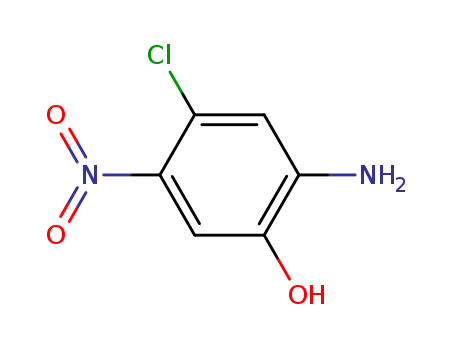 2-Amino-4-chloro-5-nitrophenol cas  6358-07-2