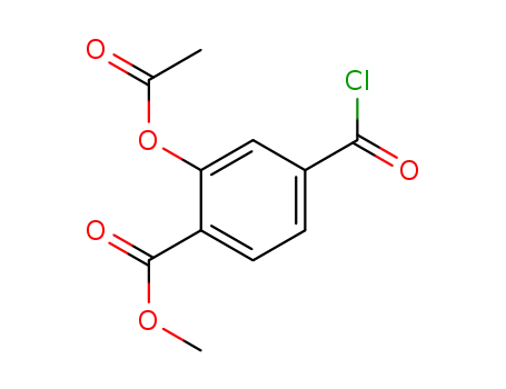 methyl 2-acetoxy-4-(chlorocarbonyl)benzoate
