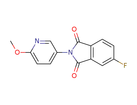5-fluoro-2-(6-methoxypyridin-3-yl)isoindoline-1,3-dione