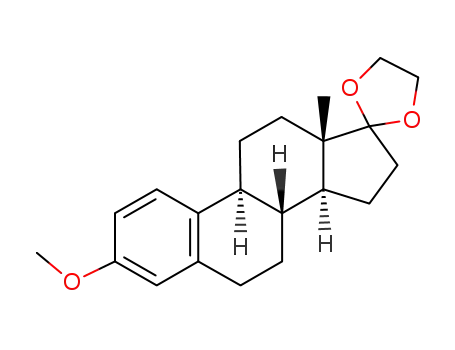 Molecular Structure of 28336-29-0 (3-O-Methyl Estrone 17-(Ethanediyl Ketal))