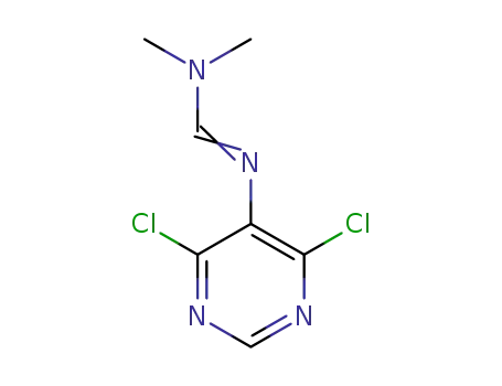 N-(2-amino-4,6-dichloropyrimidin-5-yl)-N',N'-dimethylimidoformamide