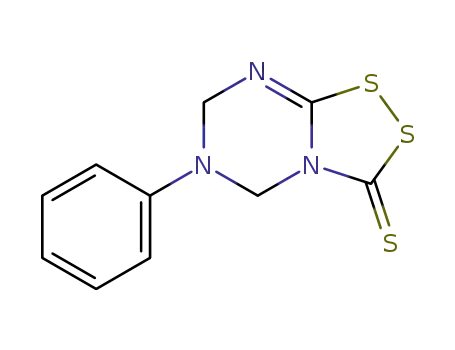 6-phenyl-6,7-dihydro-5H-[1,2,4]dithiazolo[4,3-a]-[1,3,5]triazine-3-thione