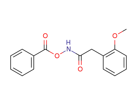 O-benzoyl-N-[(2-methoxy-phenyl)-acetyl]-hydroxylamine