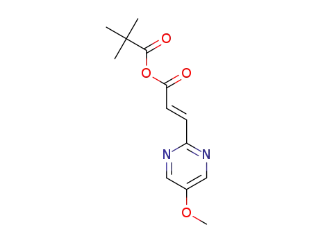 (E)-(E)-3-(5-methoxypyrimidin-2-yl)acrylic pivalic anhydride