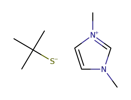 1,3-dimethylimidazolium tert-butylthiolate