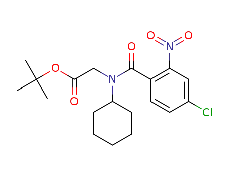 tert-butyl 2-[(4-chloro-2-nitrobenzoyl)cyclohexylamino]acetate
